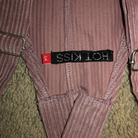 Pink corduroy dress - Picture 2 of 3